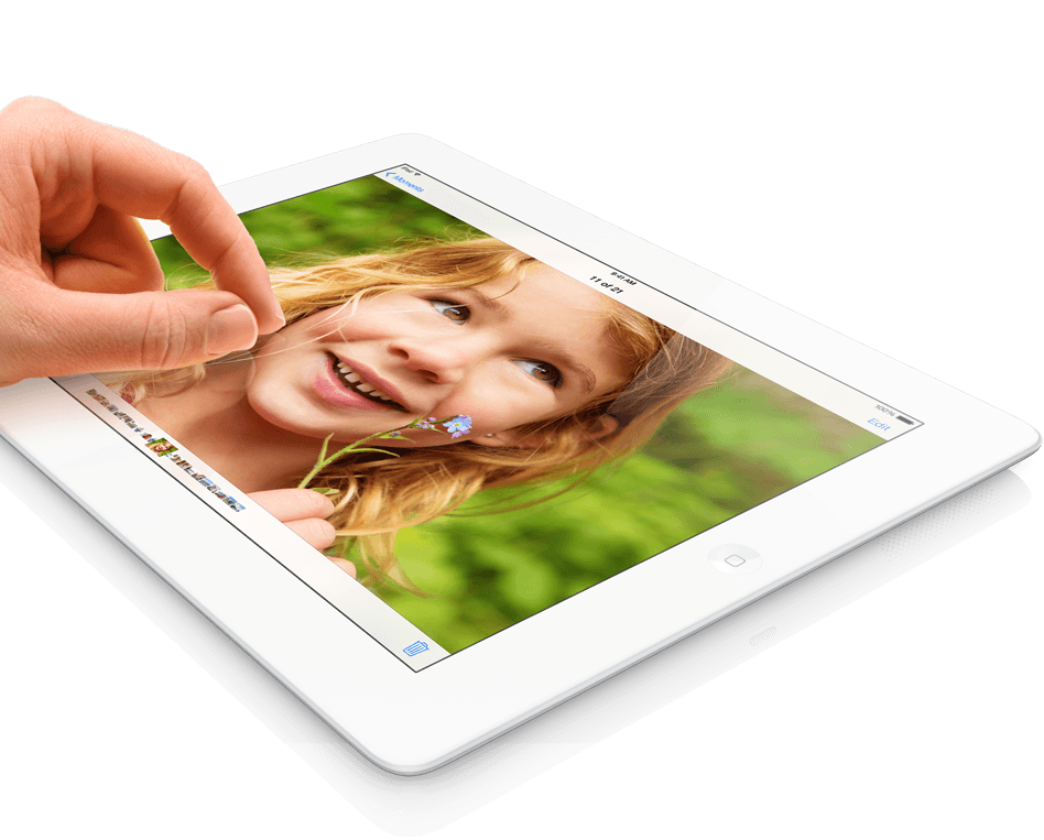 iPad con pantalla Retina